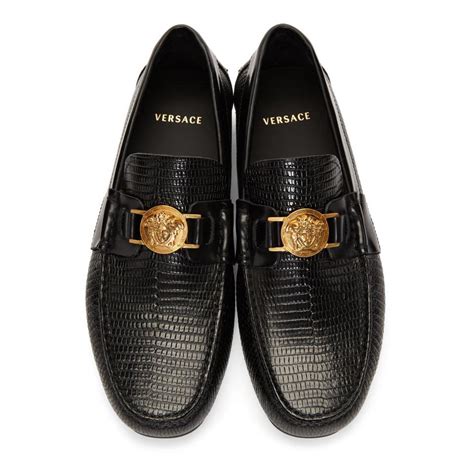 versace loafers with medusa head|gianni Versace men's slip ons.